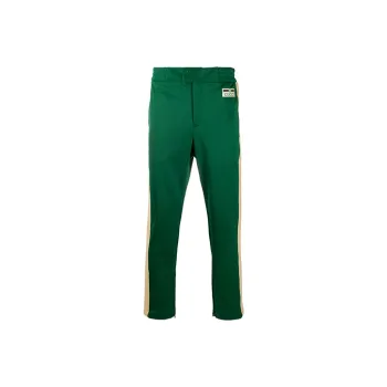 GUCCI Knitted Sports Pants Men's Green