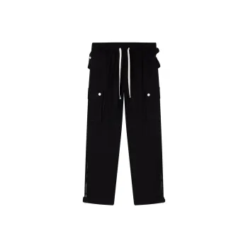 PASET Casual Pants Unisex Black