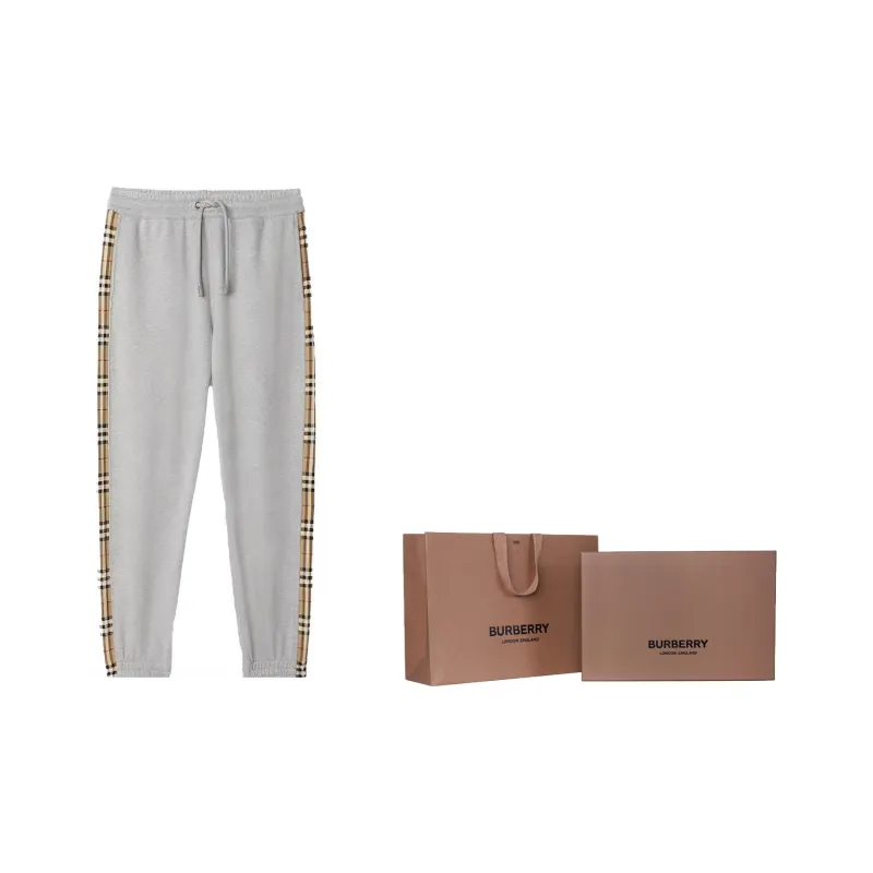 Burberry Casual Pants Men's Light Heather Gray-5