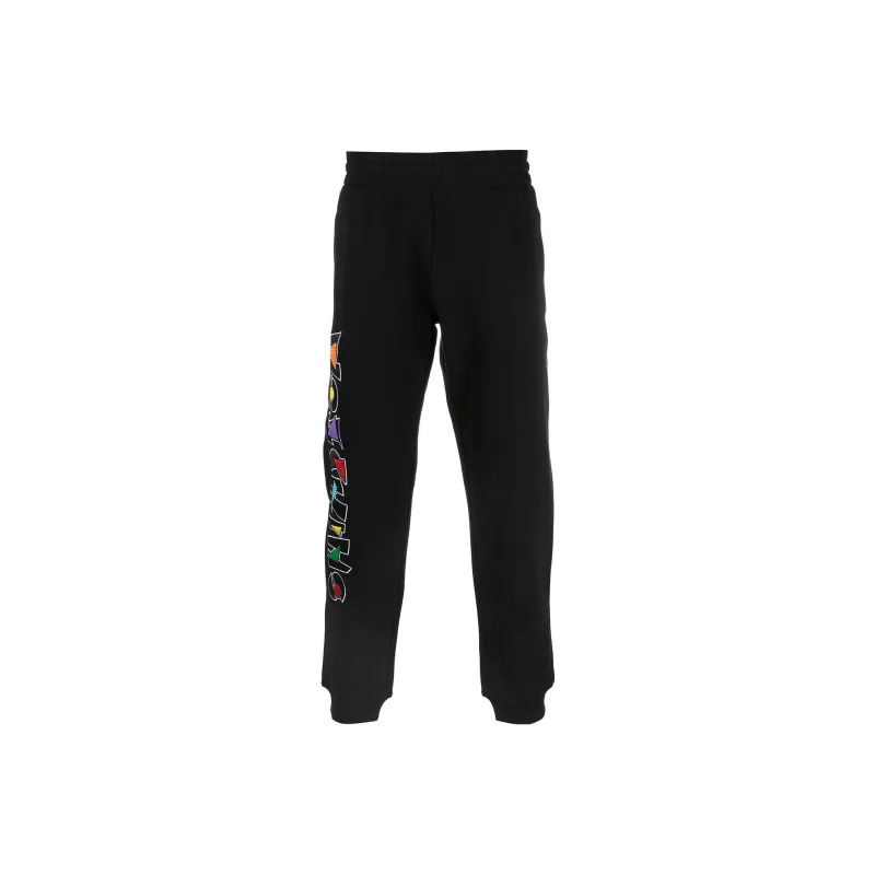 MOSCHINO Knitted Sweatpants Men Black-0