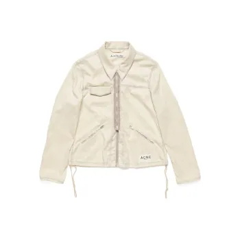 Acne Studios Faux-suede Zip-up Jacket
