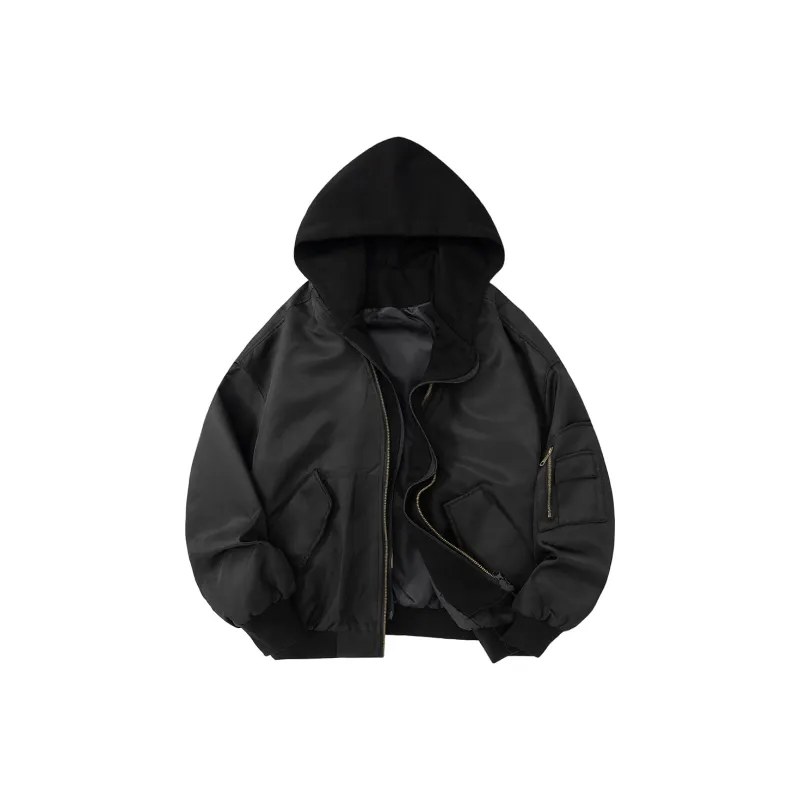 FORCEPULR Jackets Coats Unisex Black-0