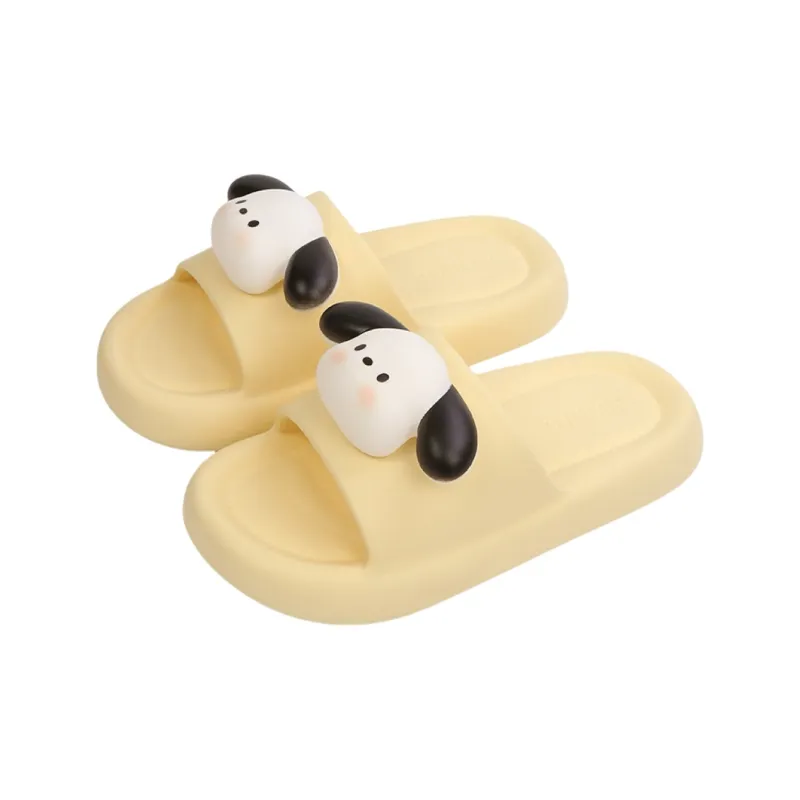 Thin Strips Sandal Slippers Unisex White-10