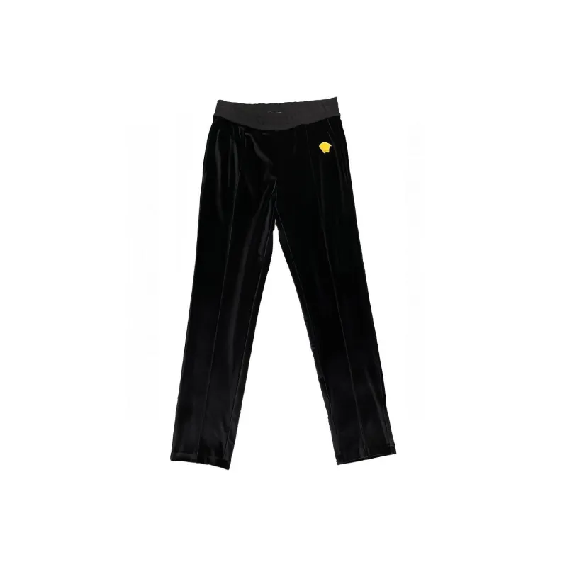 VERSACE Knitted Sports Pants Men's Black-0
