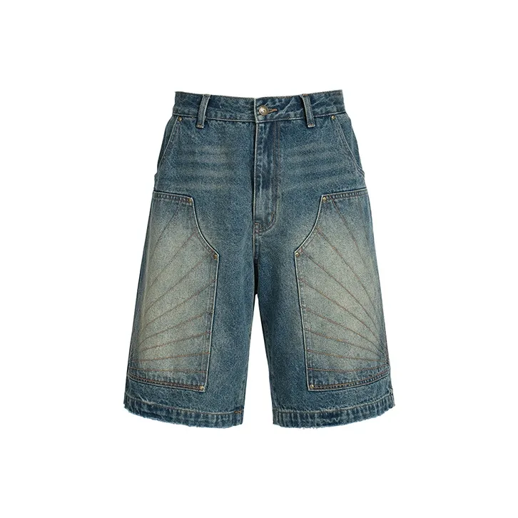 CHIGGALAB Jeans Unisex Washed Blue-0
