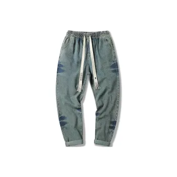 RHIME Jeans Unisex Yellow Mud Blue