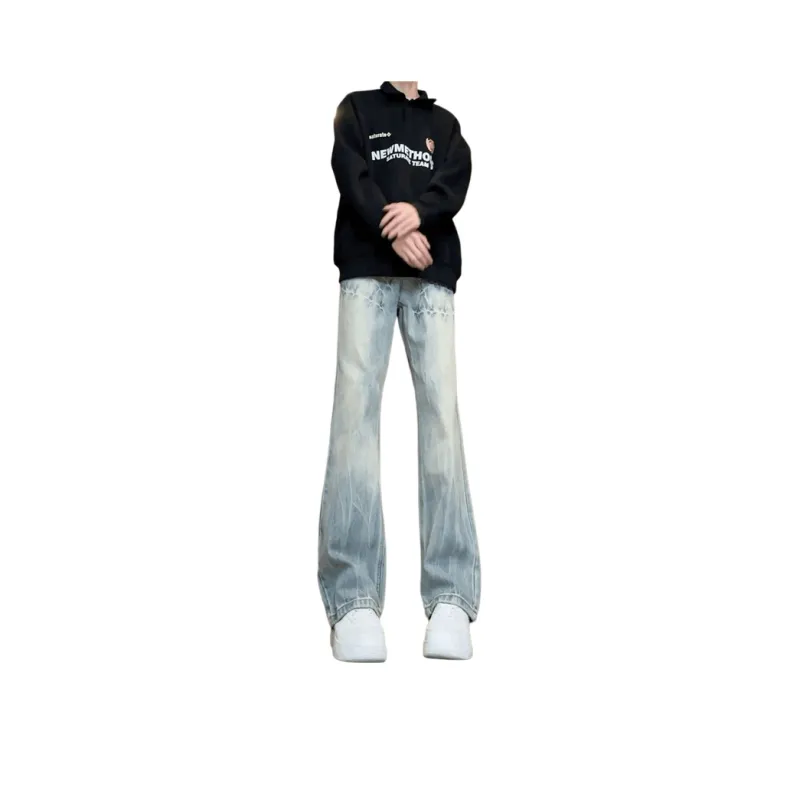 RENBEN Jeans Unisex Vintage Blue-1