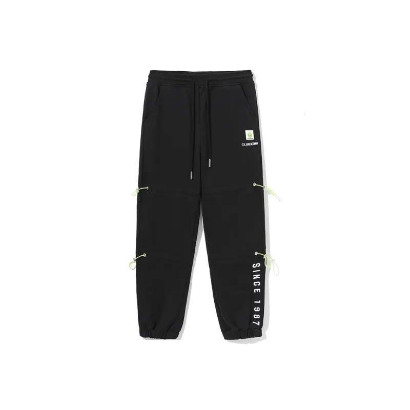 Clubxxhh Jogger Thickened Casual Pants Unisex Black-0