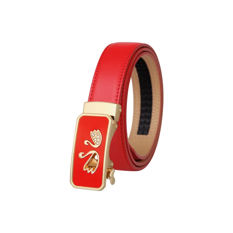 CATELLES Cow Split Leather Belts Women's 2.4cm-14