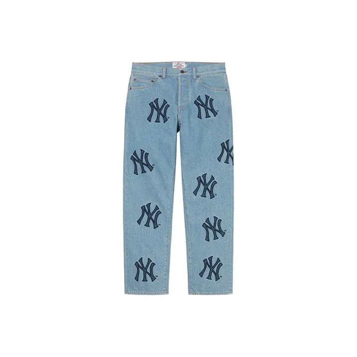 Supreme X New York Yankees Regular Jean-3