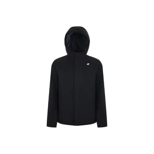 K WAY Jackets & Coats Men's Black