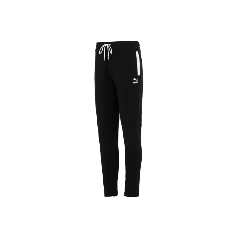PUMA Knitted Sweatpants Men's Black-0