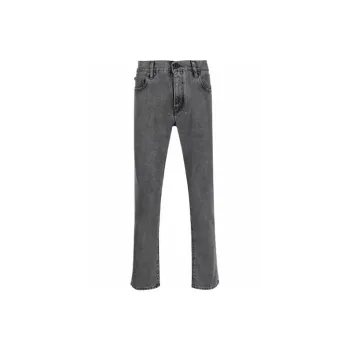 OFF WHITE Diag stripe Print Slim Fit Jeans