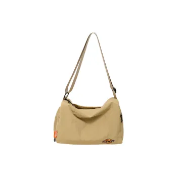 Debecca Nylon Crossbody Bag Unisex Khaki/Black