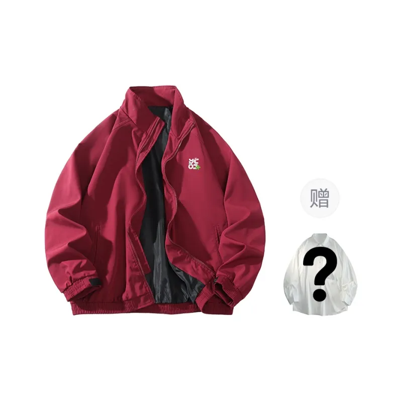 YOSICIL Jackets Coats Unisex Burgundy-9