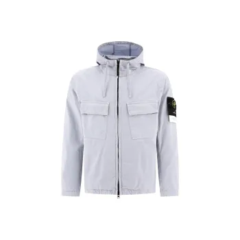 STONE ISLAND SS24 Jackets Coats Men's Ice Frost Blue
