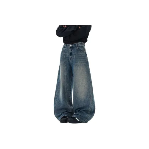 BEAR UNION Cargo Pants Womens Army Green Vintage Blue