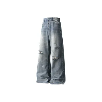 David Bakken x DAOMEIXIONG Jeans Unisex Blue
