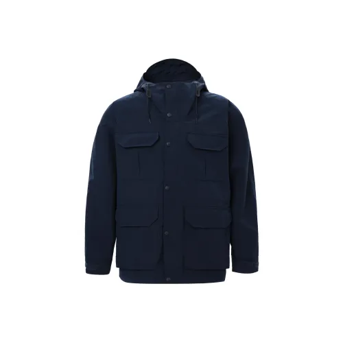UNIQLO Jackets Coats Unisex Navy Blue