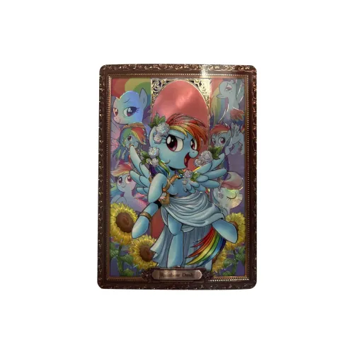 KAYOU My Little Pony, Volume 7 Of The Bright Moon Bag, Rainbow Dash SC Card IP/Anime Cards 1 Pc