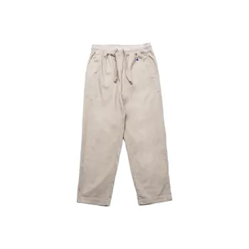 Champion Straight Casual Pants Japan Version Men's Beige Yellow