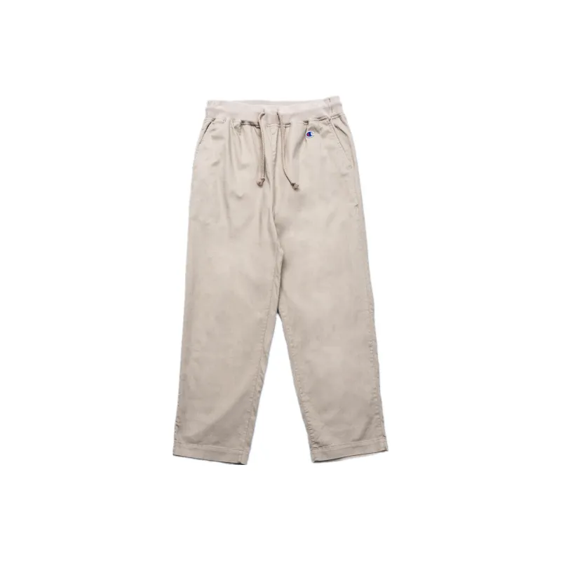 Champion Straight Casual Pants Japan Version Men's Beige Yellow-0