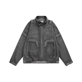 Guuka Jackets Coats Men's Light Gray