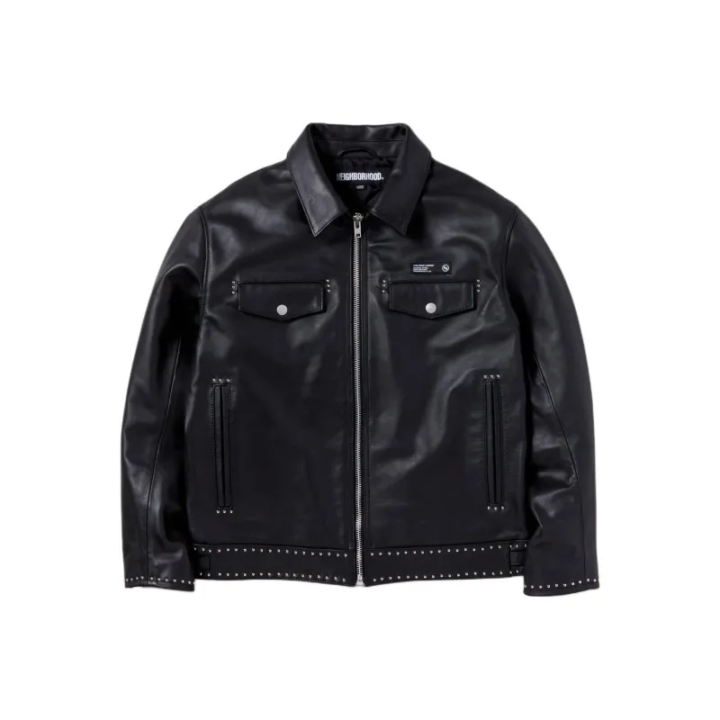 NEIGHBORHOOD x GEORGE COX SS24 Leather Jacket Men's-0