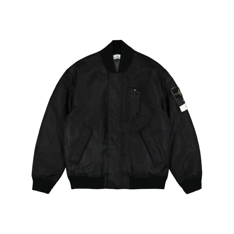 STONE ISLAND Compass Badge Padded Bomber Jacket-0