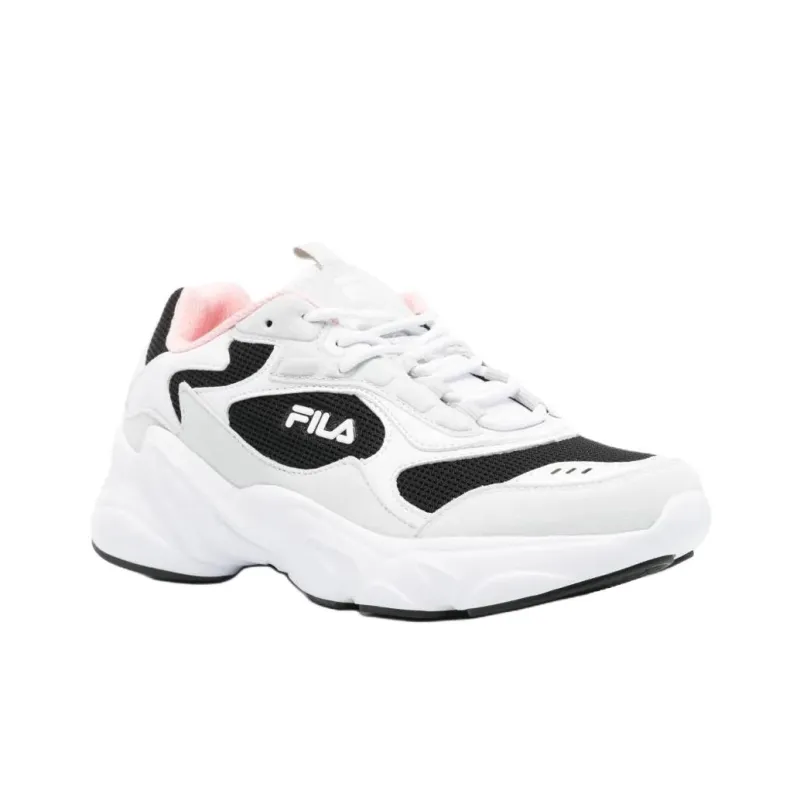 FILA Anti Slip Wear Resistant Low Top Casual Shoes Women's White Black-2