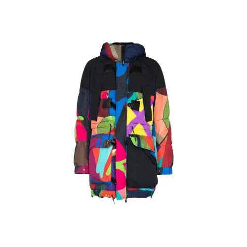 Sacai x KAWS Puffer Jacket Men's Multicolor