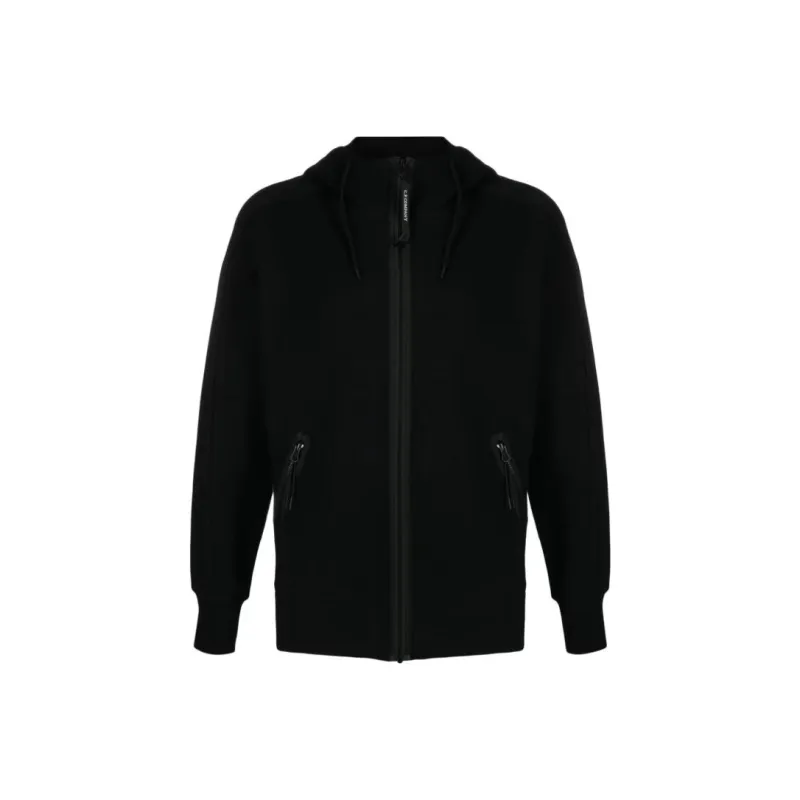 C.P.Company Goggles detail Zipped up Hoodie-0