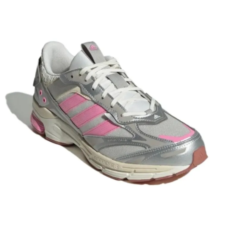 Adidas Spiritain 2000 Anti Slip Wear Resistant Low Top Chunky Sneakers Unisex Silver Pink-2
