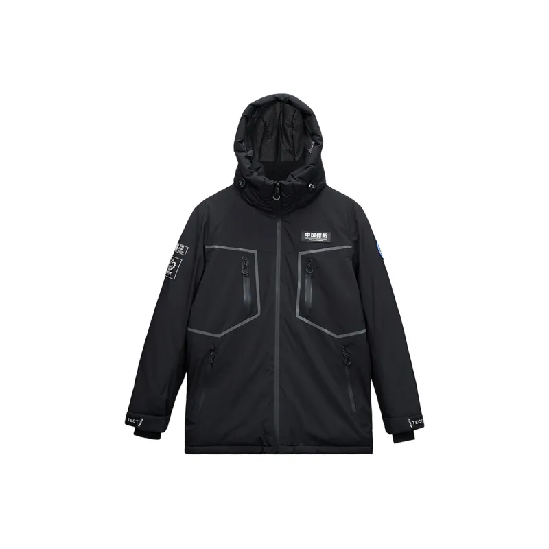 Tectop Down Jacket Unisex Classic Black-0
