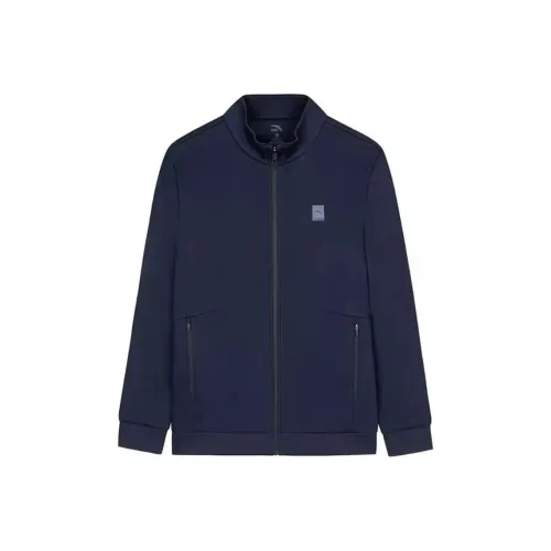 Anta Variety Training Collection Jackets Coats Men's Midnight Blue