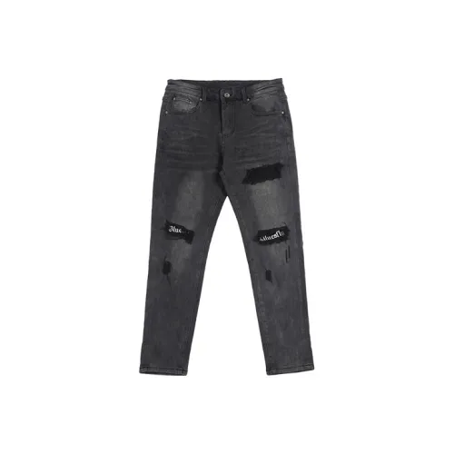 BLUESFLY Slim Fit Pants Jeans Men's Black