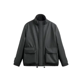 ZARA Parka Coats Men Black