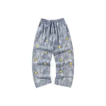 XXGOGO Straight Jeans Unisex Denim Blue