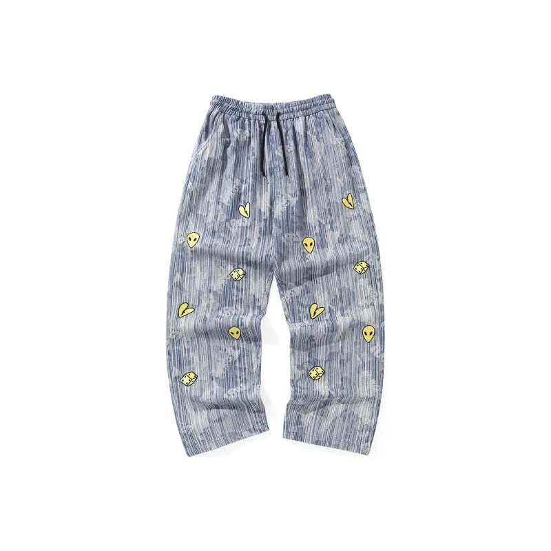 XXGOGO Straight Jeans Unisex Denim Blue-0