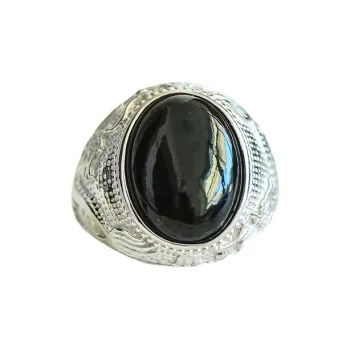 Jade Ink Love Hetian Jade Rings Green Jade Men's