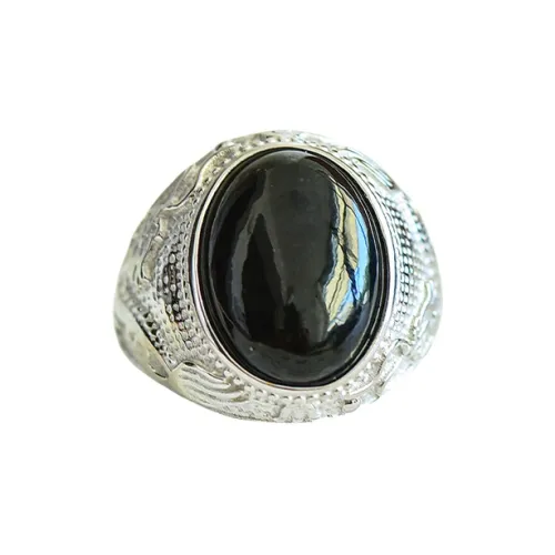 Jade Ink Love Hetian Jade Rings Green Jade Men's
