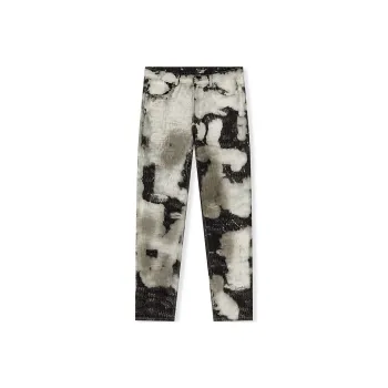 BONELESS 2023 SPRING/SUMMER Jeans Unisex Black