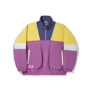 LiNing x CHUMS Jackets Coats Men's Carnation Purple Narcissus Yellow
