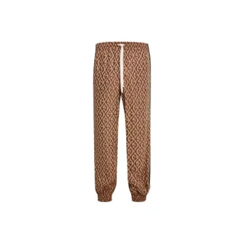 GUCCI Knitted Sweatpants Men's Brown