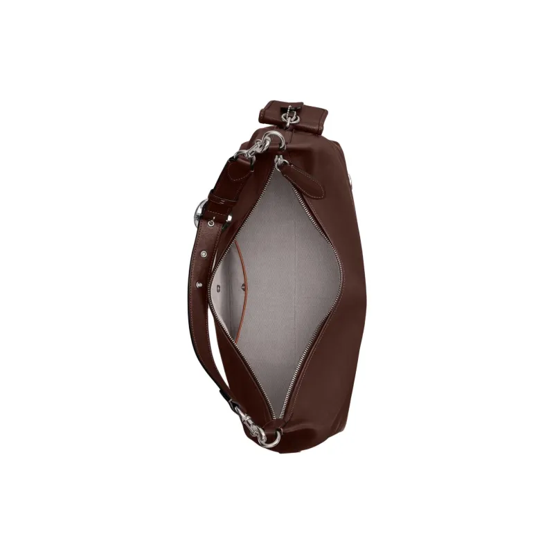COACH PocketJuliet Leather Shoulder Bag Tubas Women's Brown-3