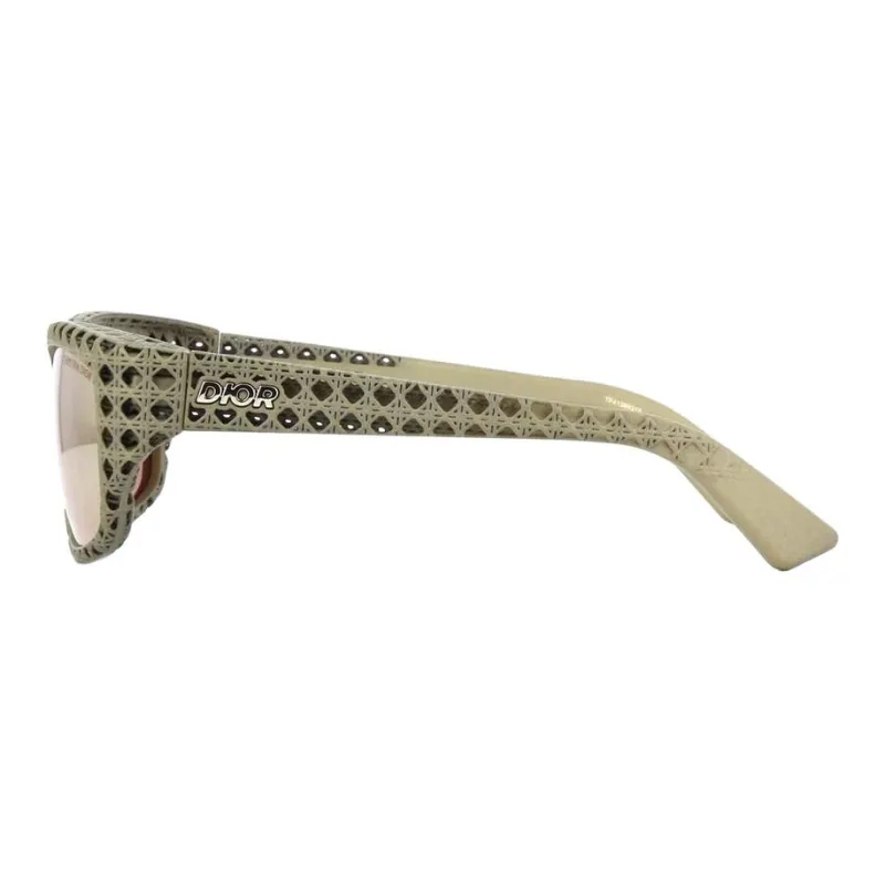 DIOR Square Sunglasses Unisex Brown-2