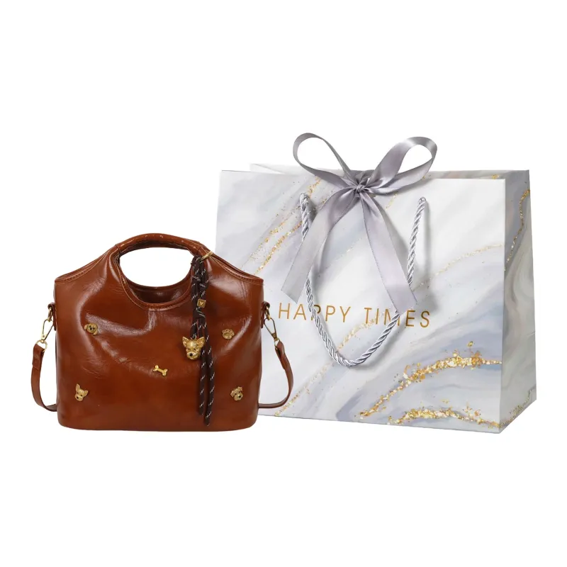 Miss Angel PU One Shoulder Handbag Women's Multicolor-12