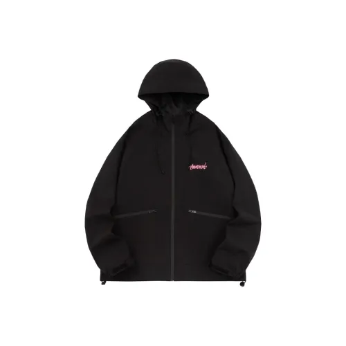 Suamoment Three Proofings Top Outdoor Windproof Jacket American Casual Sports Coat Unisex