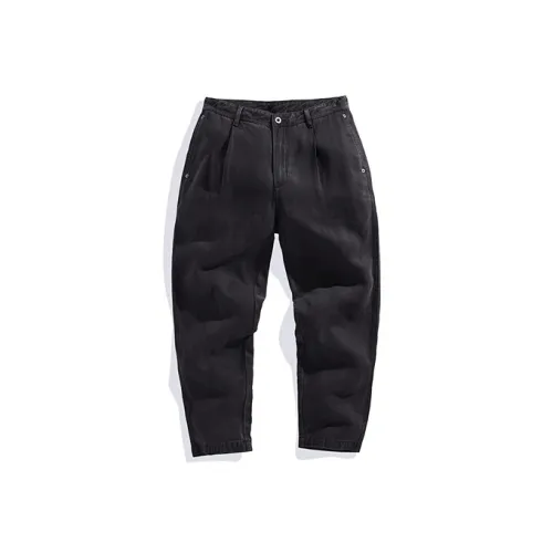 PEACEBIRD MEN Jeans Men Black 1 Classic Tapered