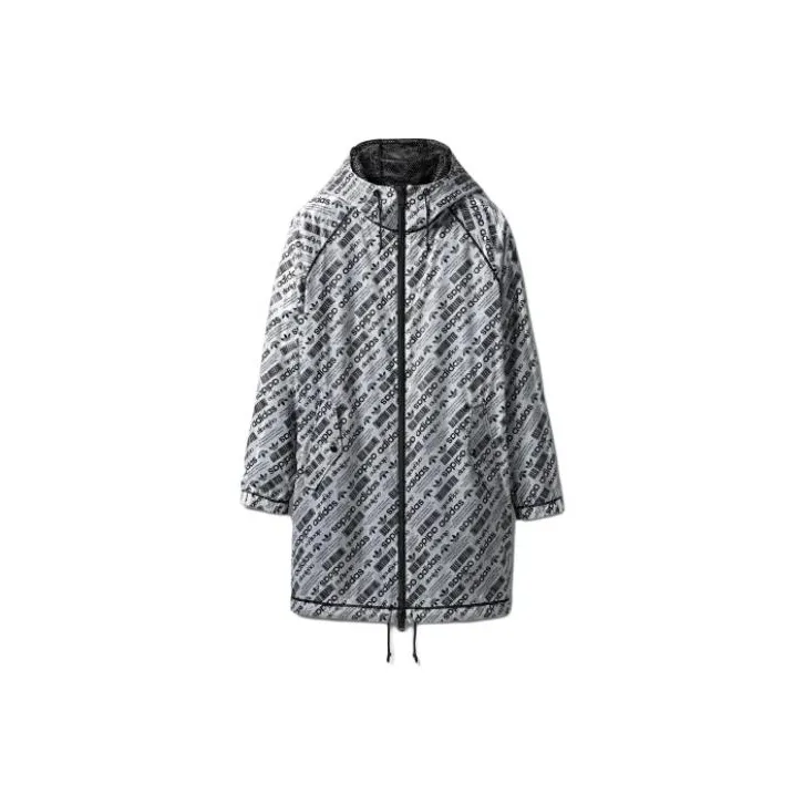 Adidas Aw Logo Print Shell Parka-0